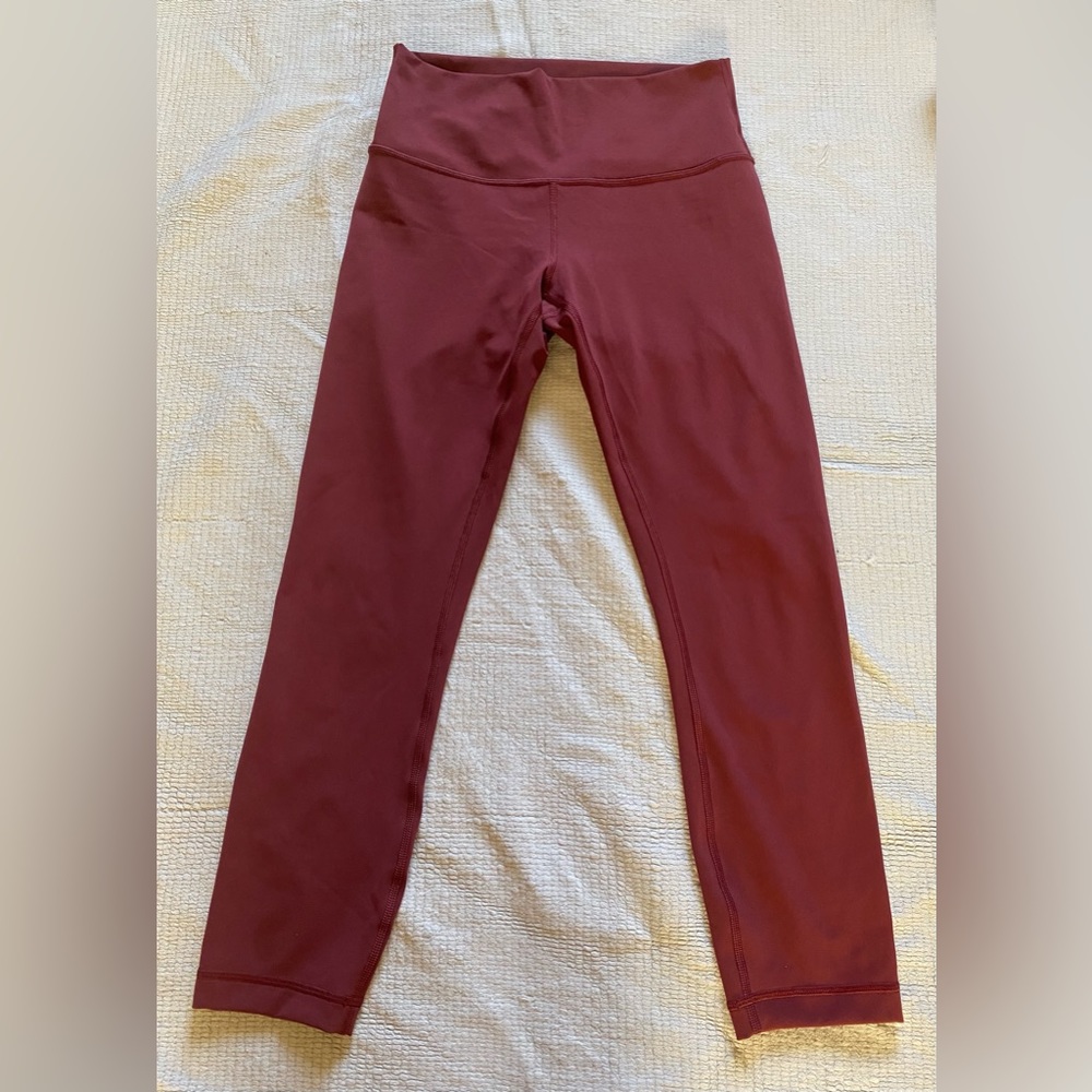 lululemon athletica Burgundy Leggings